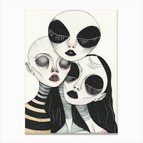 Alien Love Canvas Print