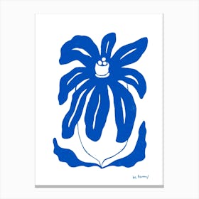 Blue Flower Collection 2 Canvas Print