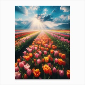 Tulip Field 2 Canvas Print