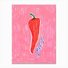 Chili Spicy Canvas Print