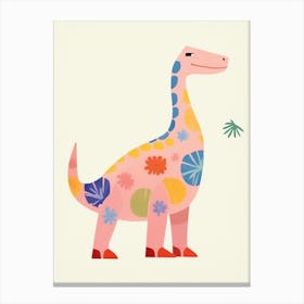 Nursery Dinosaur Art Amargasaurus 1 Canvas Print
