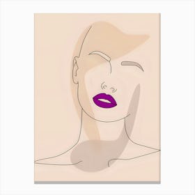 Portrait Of A Woman 3 Canvas Print