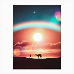 The Eye Of The Burning Desert Canvas Print