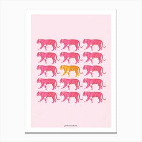 Mystical Tigers-Be Different Canvas Print