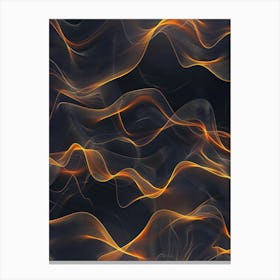 Abstract Flames 3 Canvas Print