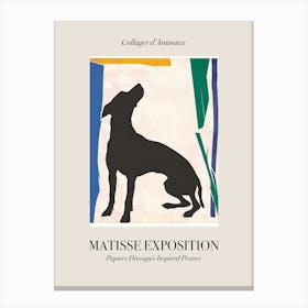 Dog 1 Matisse Inspired Exposition Animals Poster Canvas Print