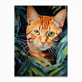 Orange Tabby Cat 2 Canvas Print