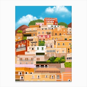 Positano Italy Travel Canvas Print