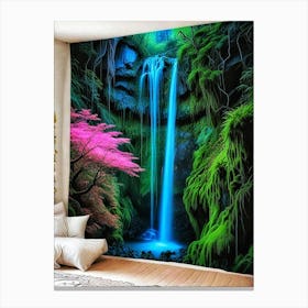 Waterfall In The Forest 2 Canvas Print