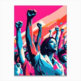 Poster For Women'S Liberation Canvas Print