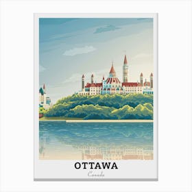 Ottawa Cityscape Travel Canvas Print