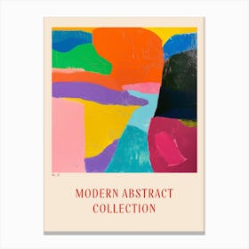Modern Abstract Collection Poster 13 Canvas Print
