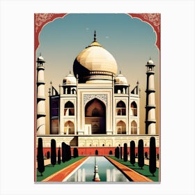 Vintage Taj Mahal 1 Canvas Print