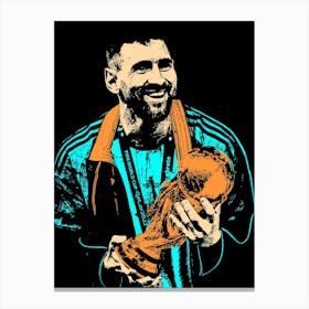 Lionel Messi argentina Canvas Print