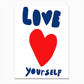 Love Yourself 3 Canvas Print