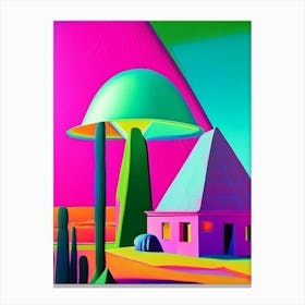 Extraterrestrial Abstract Modern Pop Space Canvas Print
