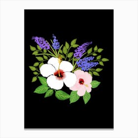 Hibiscus Flowers Canvas Print