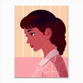 A Playful Homage to Audrey Canvas Print