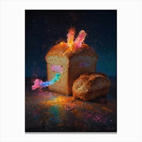 Minecraft Bread Canvas Print