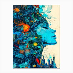 Thought Thought - Deep In Thought Canvas Print