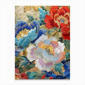 Japanese Peonies Canvas Print