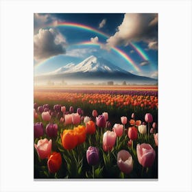 landscape flowers 2 Canvas Print