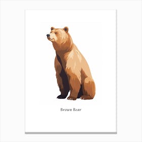 Data Set 27 Kids Animal Poster Canvas Print