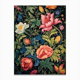 Floral Wallpaper 32 Canvas Print