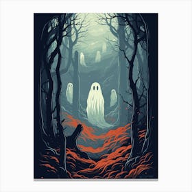Ghosts In The Woods Canvas Print