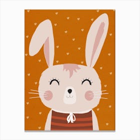 Happy Bunny Canvas Print