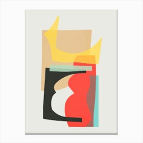 Harmonious abstract collage 19 Canvas Print