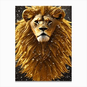 Golden Lion Canvas Print