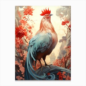 Chinese Rooster Canvas Print