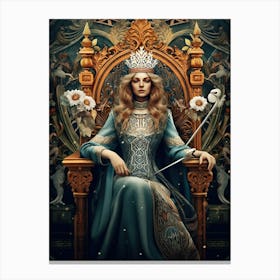 Queen Of The Throne Canvas Print