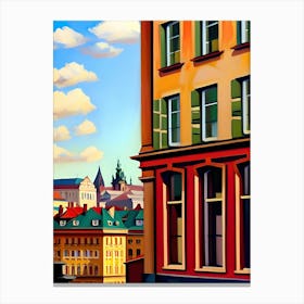 Prague Cityscape 1 Canvas Print