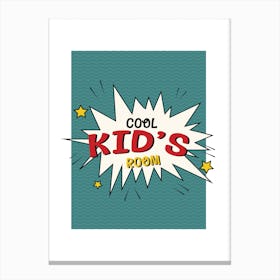 Comic Book Posters Cool Kids Room Canvas Print