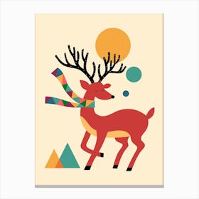 Deer Autumn Canvas Print