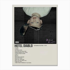 Hotel Diablo By Machine Gun Kelly 2019 Sex Drive Poster Canvas Print