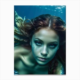 Mermaid -Reimagined 17 Canvas Print