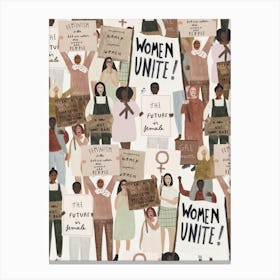 Women Unite Canvas Print