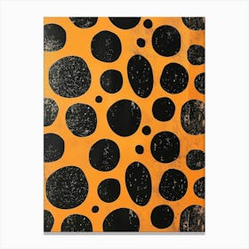 'Orange Dots' Canvas Print