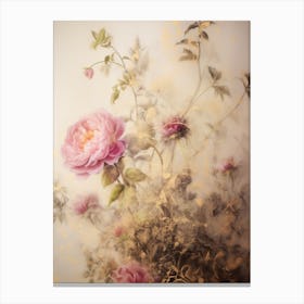 Pink Roses Canvas Print