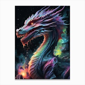 Dragon In Space 1 Canvas Print