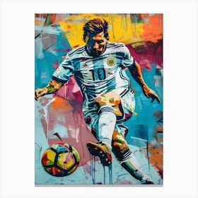 Lionel Messi Argentina 17 Canvas Print