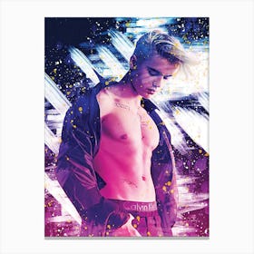 Justin Bieber Canvas Print