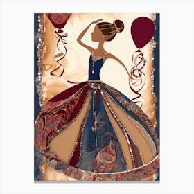 Swanlike Ballerina Canvas Print