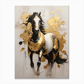 Gold Horse 3 Canvas Print