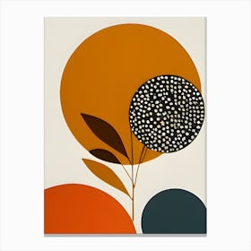 'Sunrise' 'Flora' Abstract Canvas Print