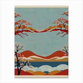 Sakura Trees Canvas Print