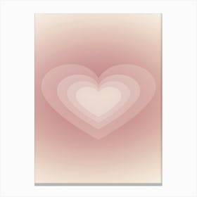 Heart Of Roses Canvas Print